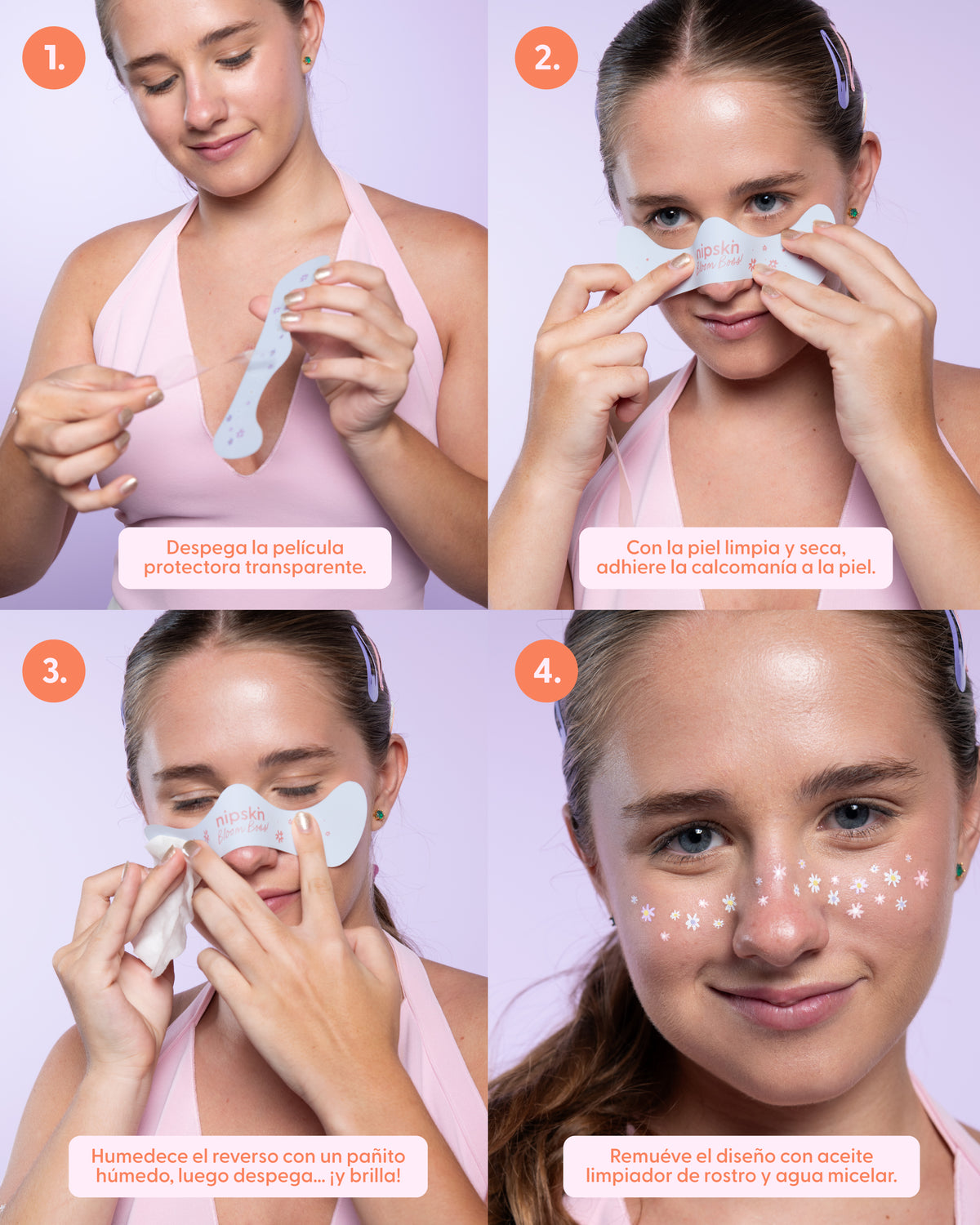 Bloom Boss - Stickers para Rostro y Cuerpo