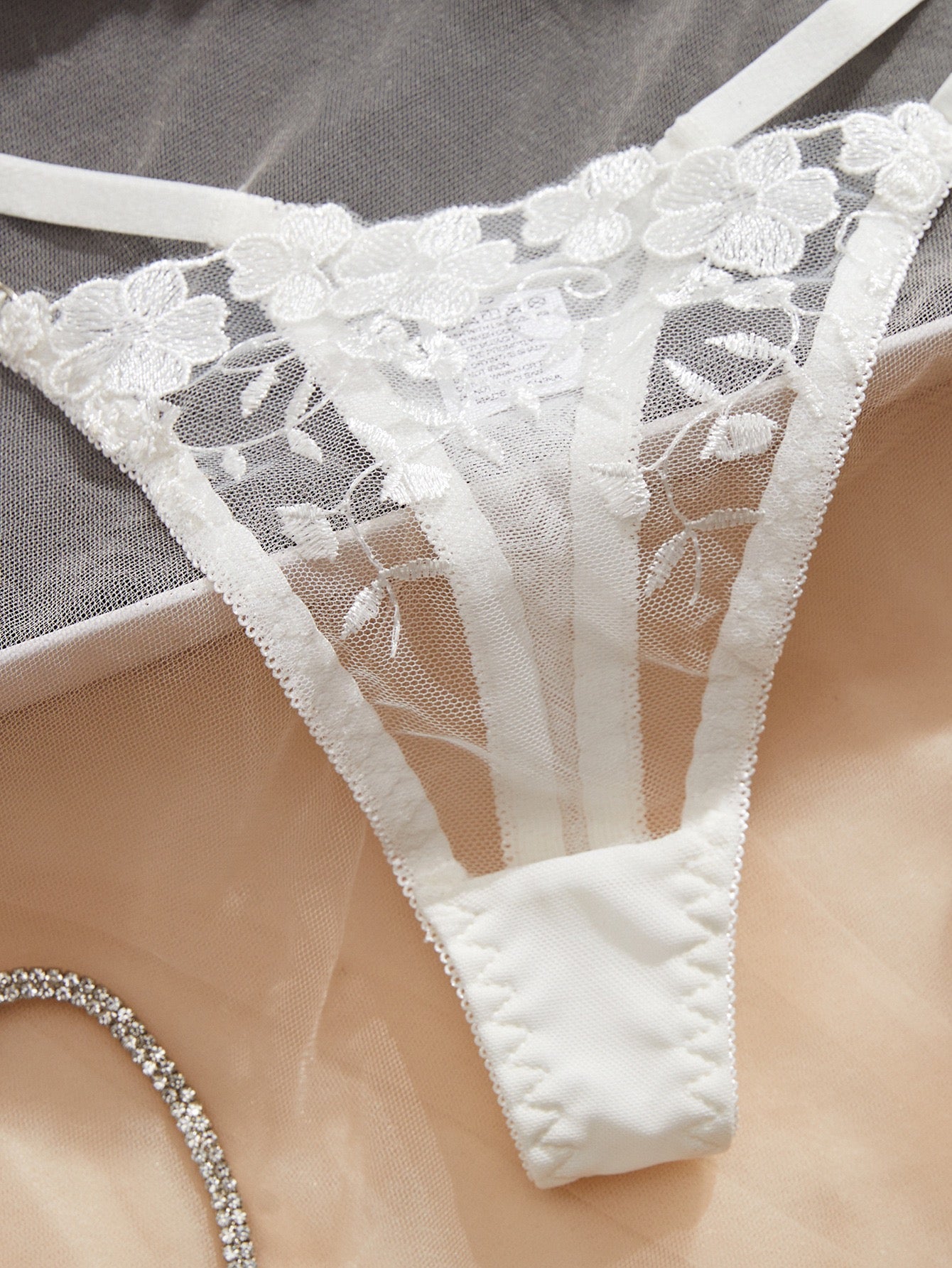 Set Fleur - Blanco