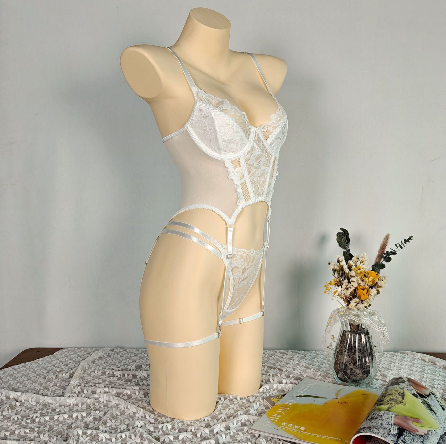 Corset Nikki - Blanco