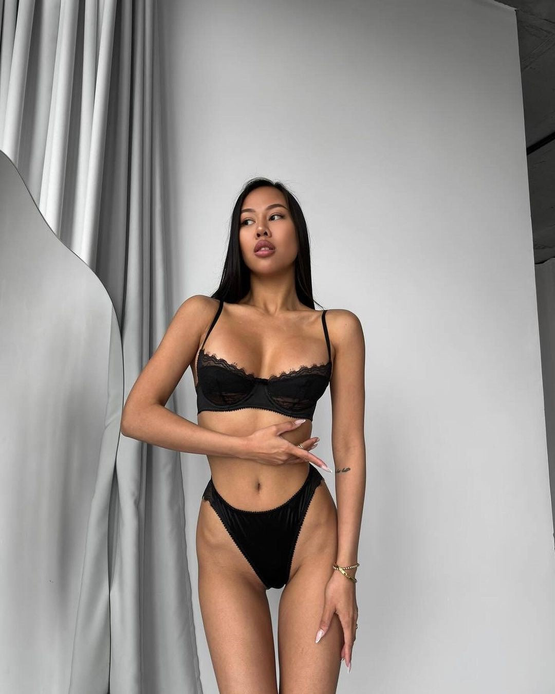 Set Magnolia - Negro