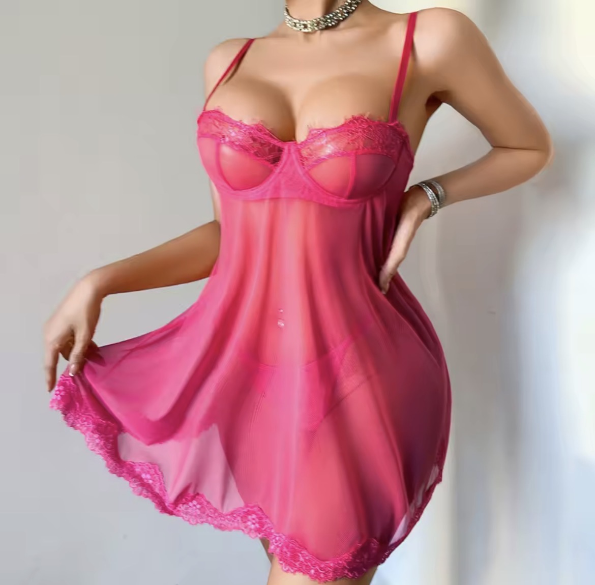 Babydoll Rossé