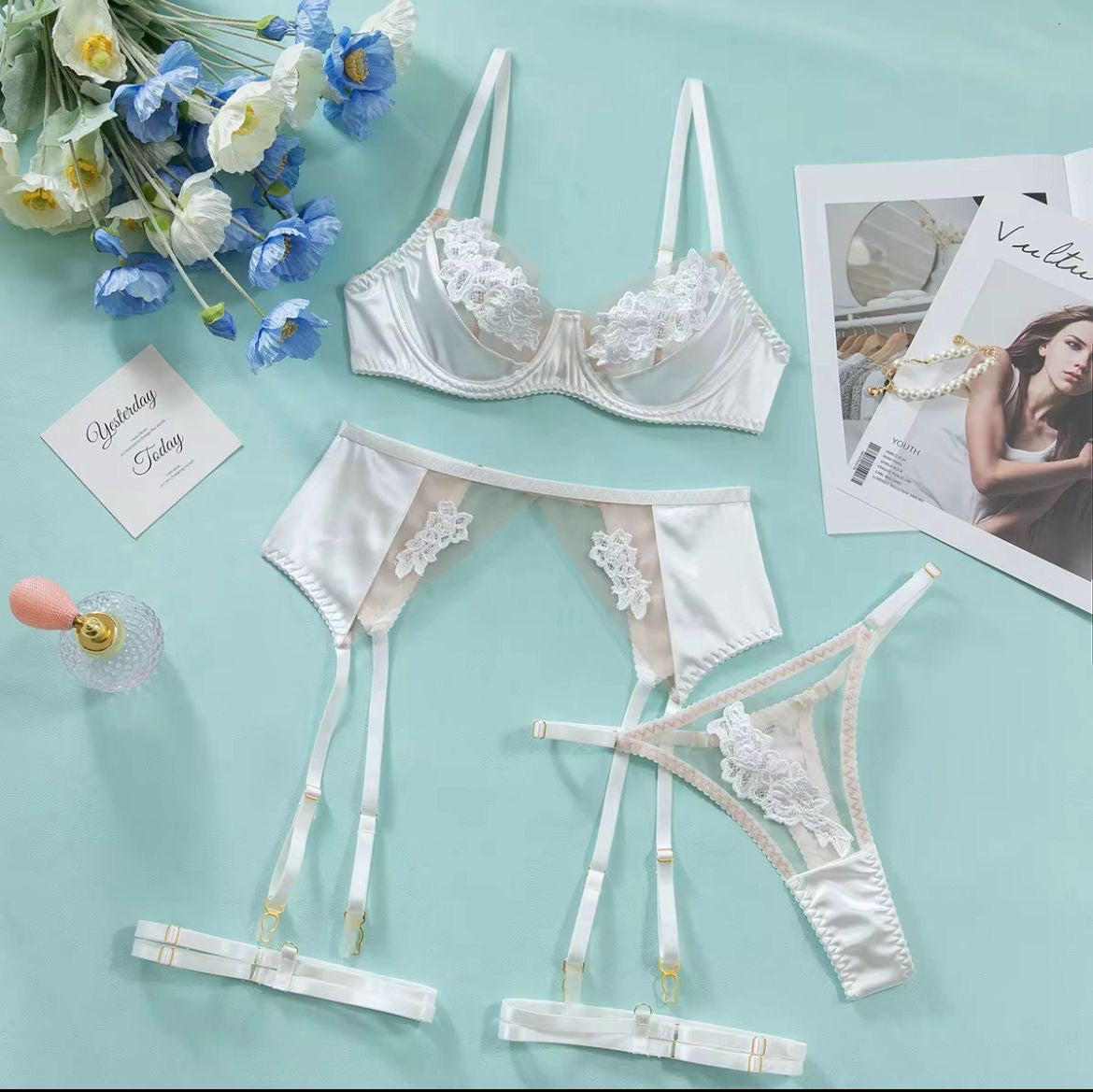 Set Dalia - blanco