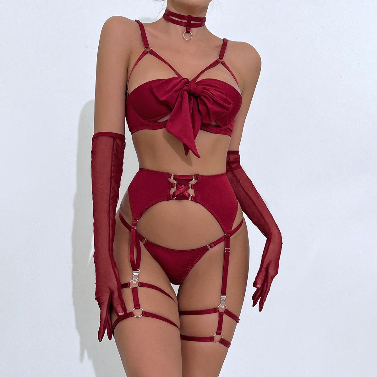 Set Bow - Rojo