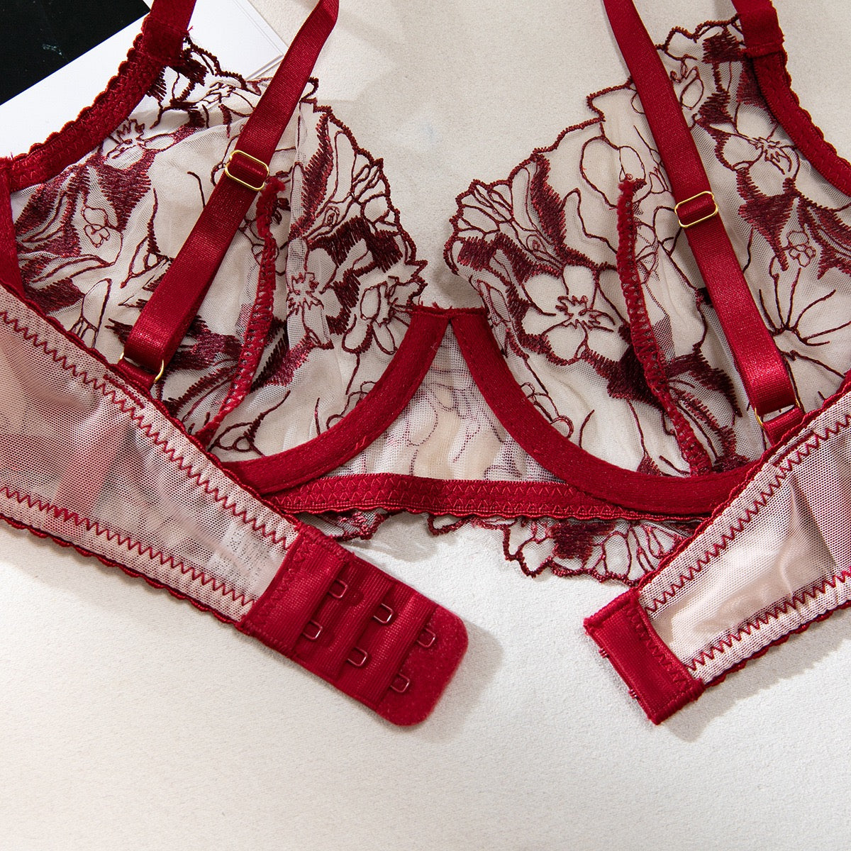 Set Angélique - Rojo