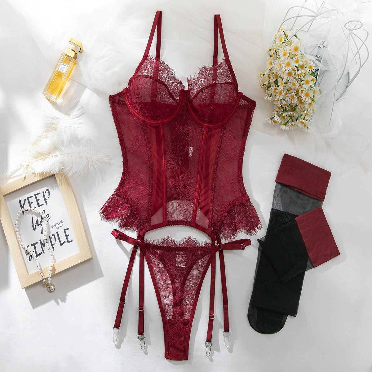 Corset Teresa - Rojo
