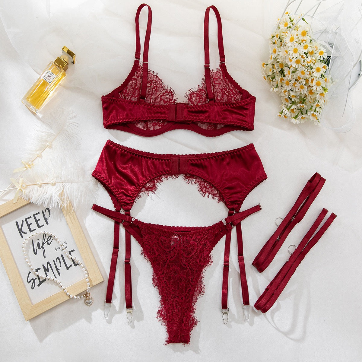 Set Pamela - Rojo