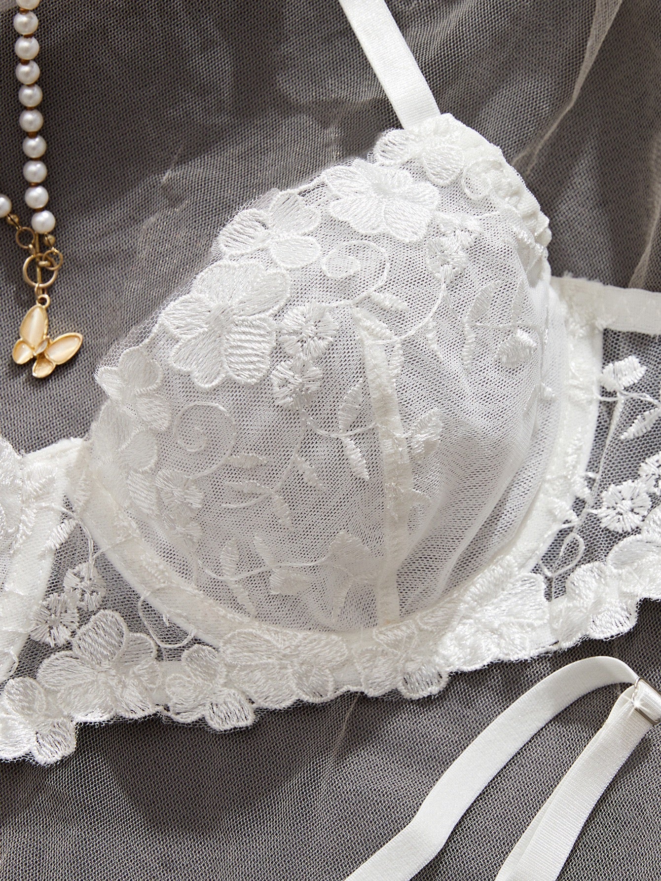Set Fleur - Blanco