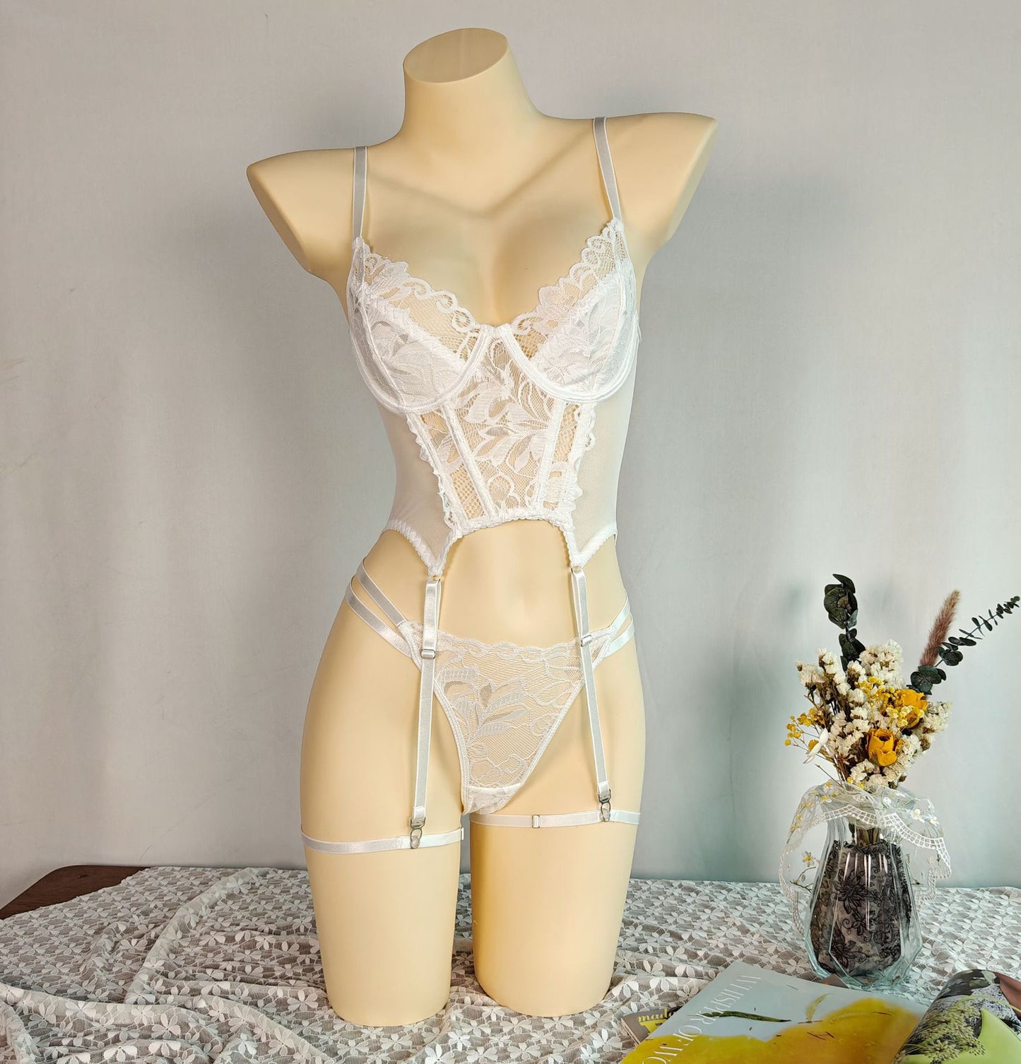 Corset Nikki - Blanco