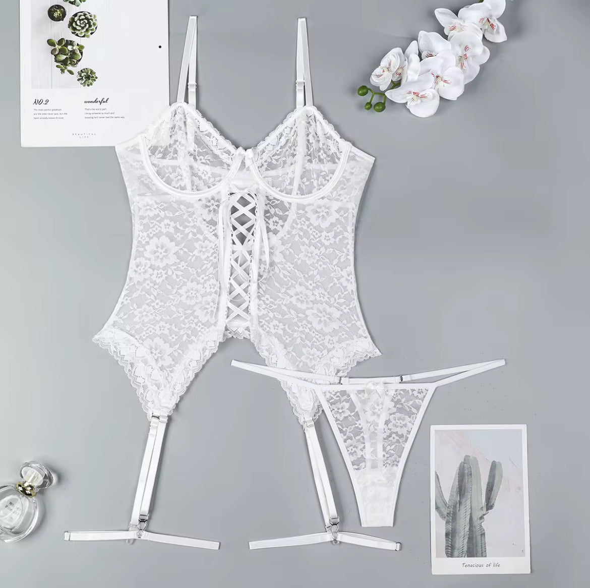 Corset Cleo - Blanco